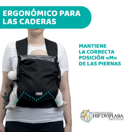 Chicco Mochila Portabebés Skin Fit Black Beauty