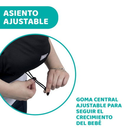 Chicco Mochila Portabebés Skin Fit Black Beauty