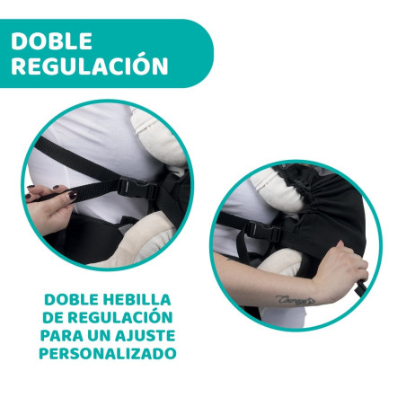 Chicco Mochila Portabebés Skin Fit Black Beauty