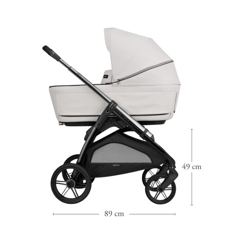 Inglesina Coche de bebé Aptica System Quattro Platinum Grey