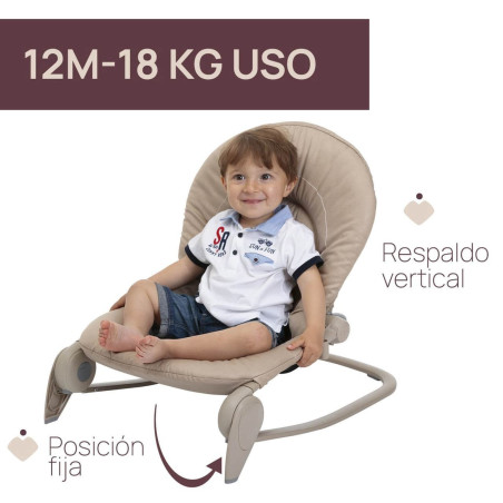 Chicco Hamaca evolutiva de bebé Hooplà Beige Re_Lux