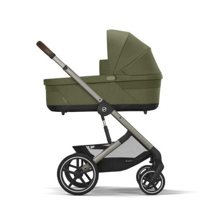 Cybex Coche Duo Balios S Lux + Cot S Lux | Moss Green