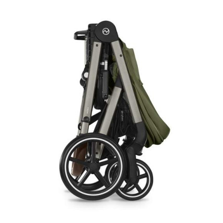 Cybex Coche Duo Balios S Lux + Cot S Lux | Moss Green