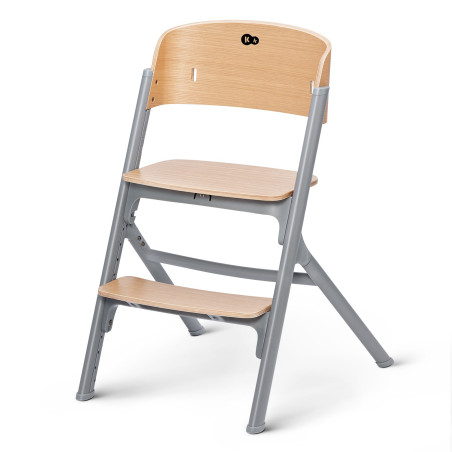 Kinderkraft Trona de bebé LIVY & CALMEE madera Bouncer Grey