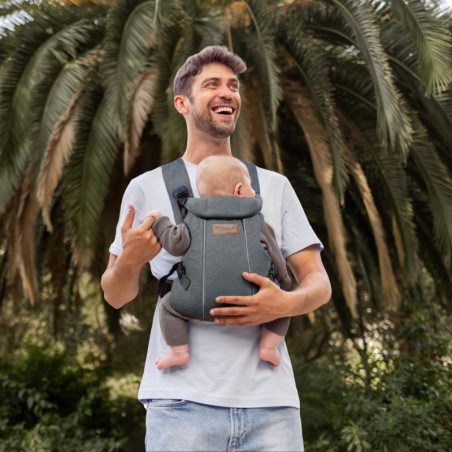 Jané Mochila porta bebé Dual Shadow gris