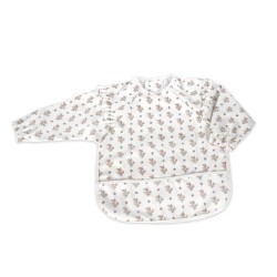 Walking Mum Babero con mangas Botton flores