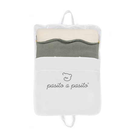 Pasito a pasito Saco de bebé Teddy Paddintong verde