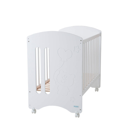 Micuna Cuna de madera Sweet Globito en blanco 120x60 cm