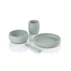 Jané Vajilla de silicona Mint verde menta