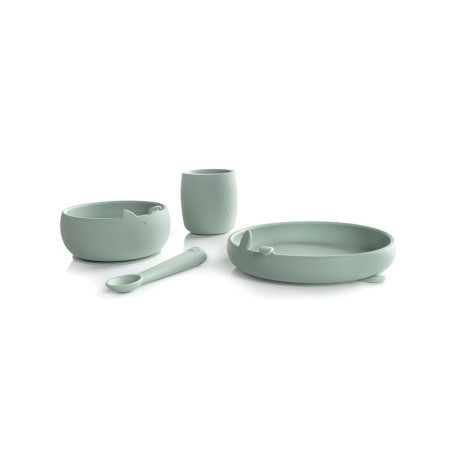 Jané Vajilla de silicona Mint verde menta