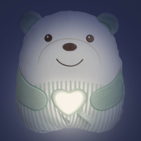 Chicco Osito Sweet Heart de meditación verde