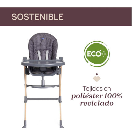 Chicco Trona de bebé Polly Essential Coal gris