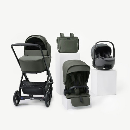 Jané Coche Trio Keep + Sleep + Kombibaby | Botanic verde