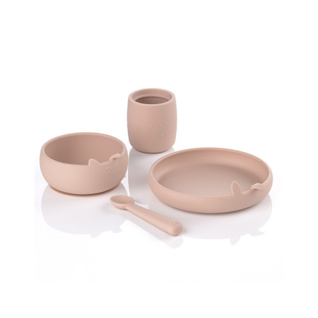Jané Vajilla de silicona Pale rosa palo
