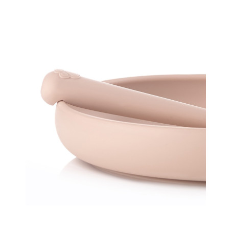 Jané Vajilla de silicona Pale rosa palo