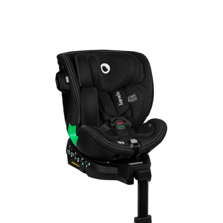 Lionelo Silla de coche Harmony Black Carbon Bamboo negro carbón