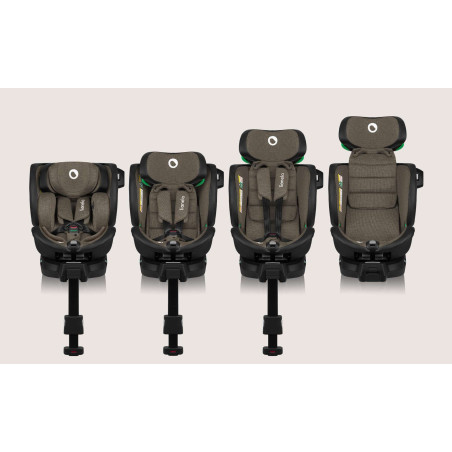 Lionelo Silla de coche Harmony Green Olive Leather verde oliva