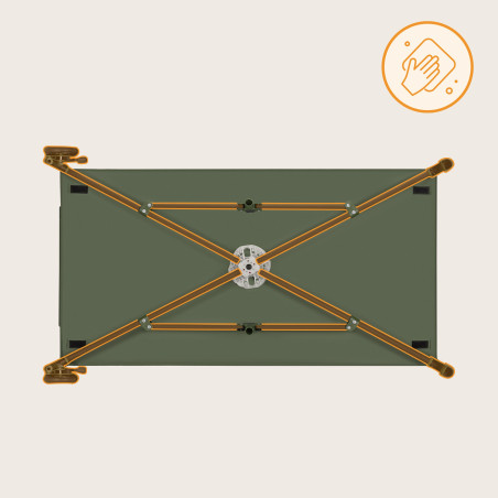 Lionelo Cuna de viaje Jasmin Easy Fold Green Olive verde