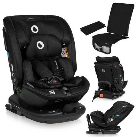 Lionelo Silla de coche Bastiaan RWF Black Carbon