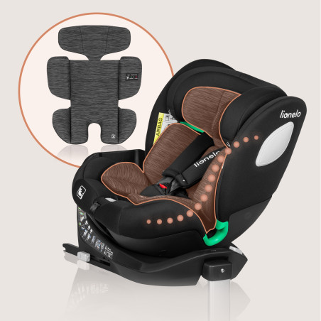 Lionelo Silla de coche Braam i-size Black Carbon