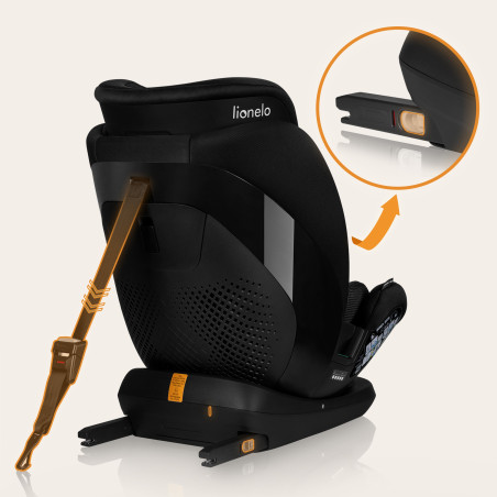 Lionelo Silla de coche Lavender i-Size Black Carbon