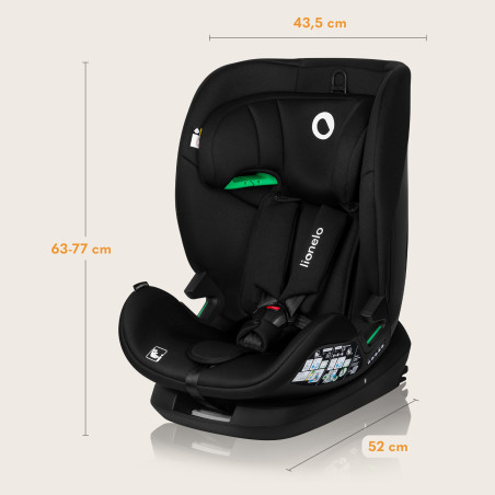 Lionelo Silla de coche Lavender i-Size Black Carbon
