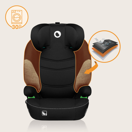 Lionelo Silla elevador Lars i-Size Black Grey