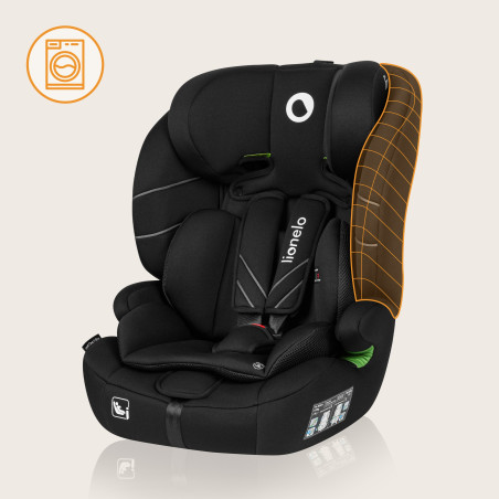 Lionelo Silla de coche Levi One i-Size Black Carbon