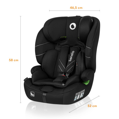 Lionelo Silla de coche Levi One i-Size Black Carbon