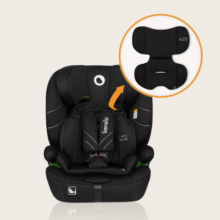 Lionelo Silla de coche Levi One i-Size Black Carbon