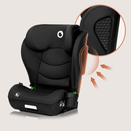 Lionelo Silla elevador Neal i-Size Black Carbon