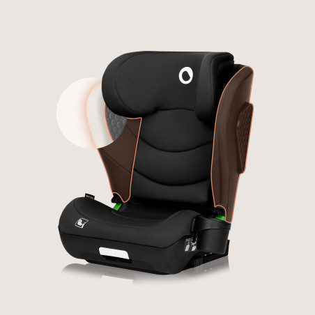 Lionelo Silla elevador Neal i-Size Black Carbon