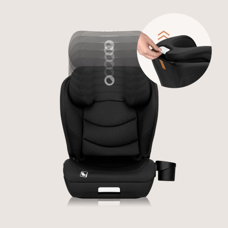 Lionelo Silla elevador Neal i-Size Black Carbon