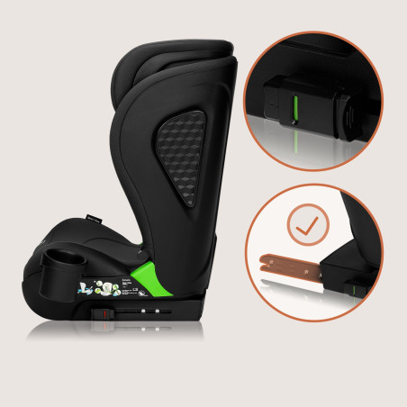 Lionelo Silla elevador Neal i-Size Black Carbon