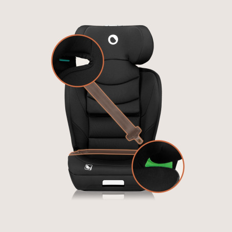 Lionelo Silla elevador Neal i-Size Black Carbon