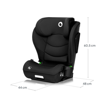 Lionelo Silla elevador Neal i-Size Black Carbon