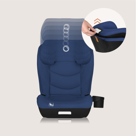 Lionelo Silla elevador Neal i-Size Blue Navy