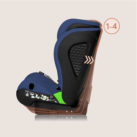 Lionelo Silla elevador Neal i-Size Blue Navy