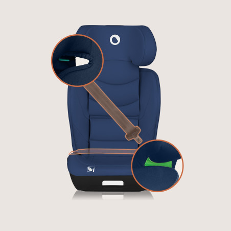 Lionelo Silla elevador Neal i-Size Blue Navy