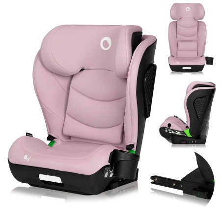 Lionelo Silla elevador Neal i-Size Pink Lilac