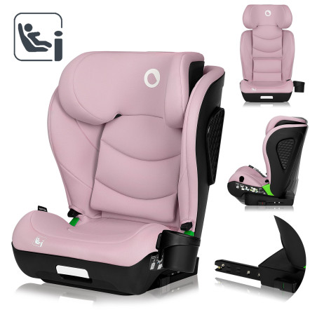 Lionelo Silla elevador Neal i-Size Pink Lilac