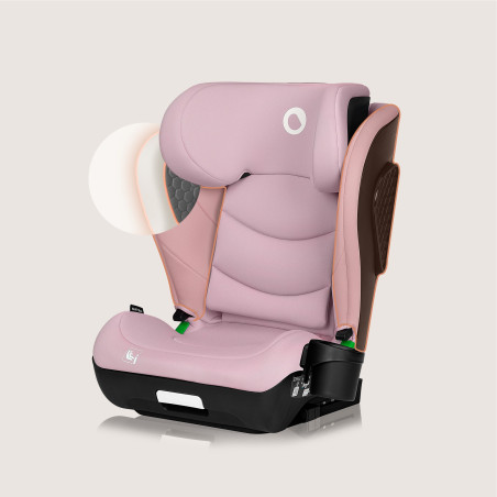 Lionelo Silla elevador Neal i-Size Pink Lilac