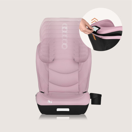 Lionelo Silla elevador Neal i-Size Pink Lilac