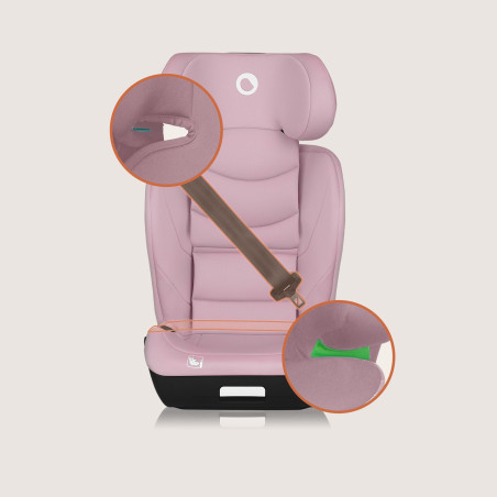 Lionelo Silla elevador Neal i-Size Pink Lilac