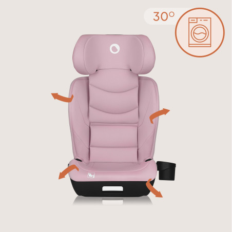 Lionelo Silla elevador Neal i-Size Pink Lilac