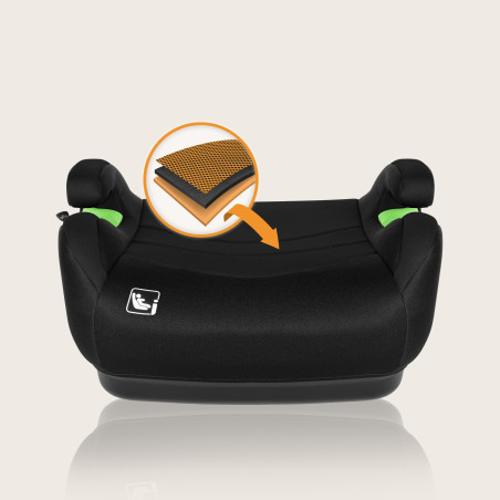 Lionelo Elevador de coche Luuk Fix i-Size Black Carbon