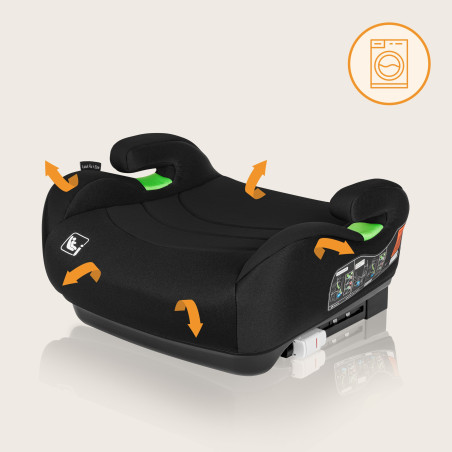 Lionelo Elevador de coche Luuk Fix i-Size Black Carbon