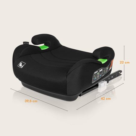Lionelo Elevador de coche Luuk Fix i-Size Black Carbon