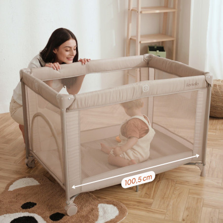 Lionelo Cuna de viaje Amelie Beige Sand