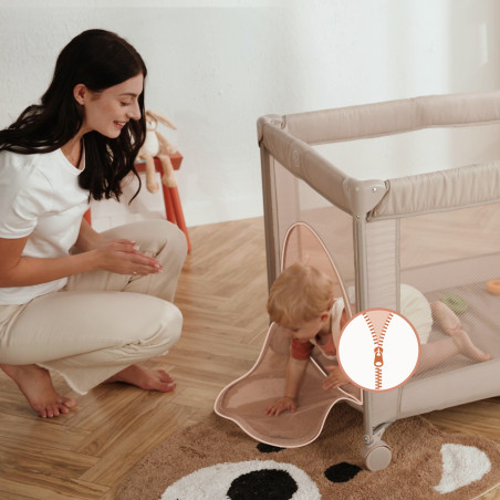 Lionelo Cuna de viaje Amelie Beige Sand
